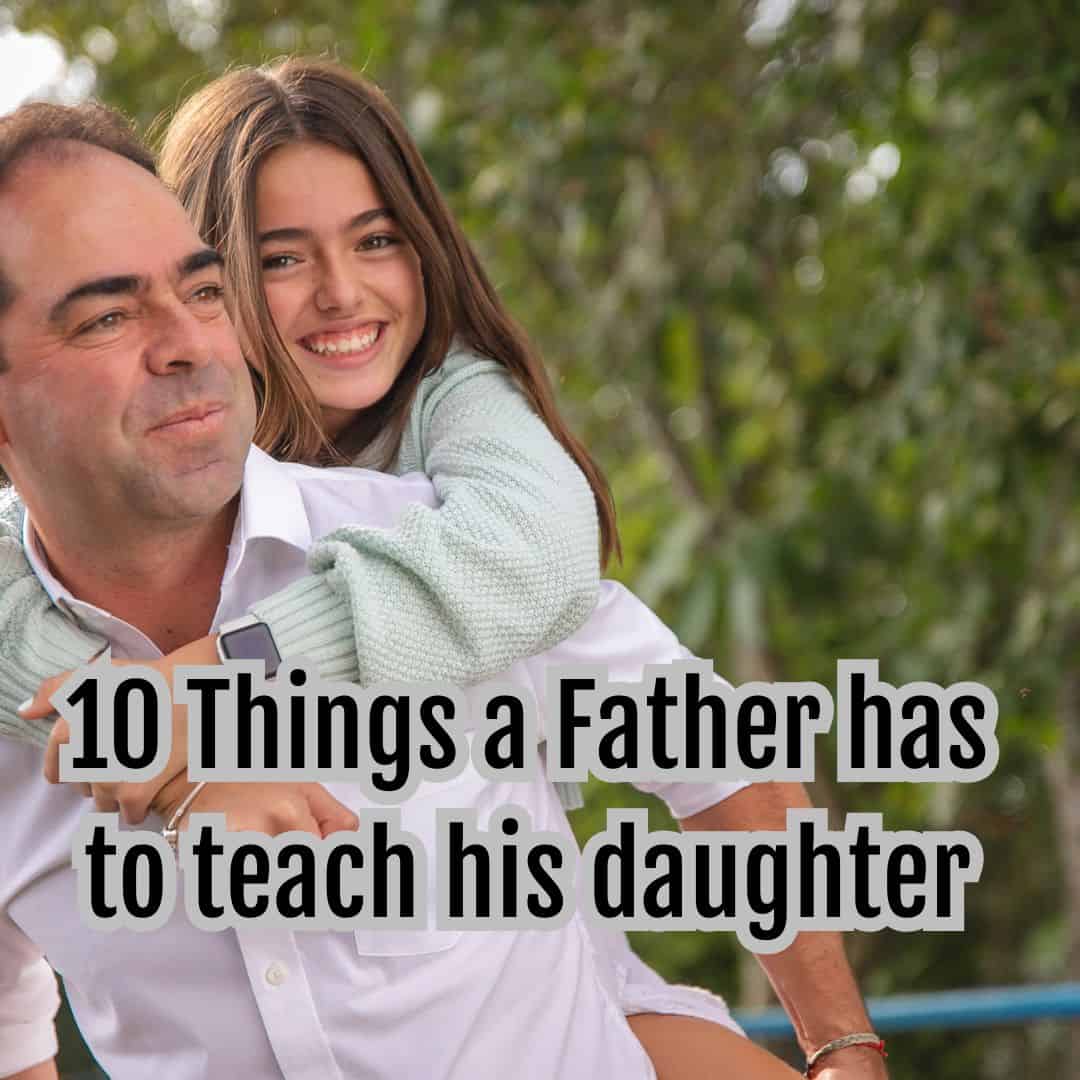 A father joyfully gives his daughter a piggyback ride amidst lush greenery, both sharing radiant smiles. Text overlay reads,